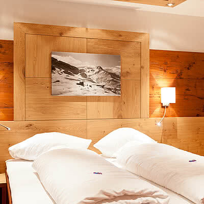 Doppelzimmer Schneerose im 4 Sterne Hotel Solaria Ischgl