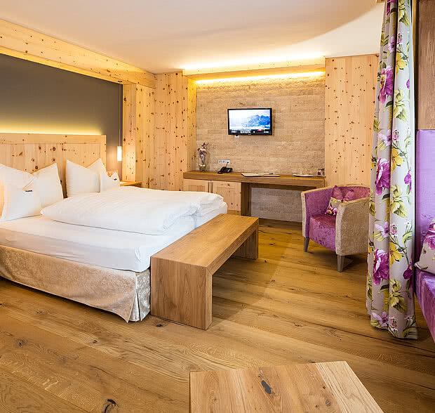 Doppelzimmer Arnika im Hotel Solaria in Ischgl Zentrum 