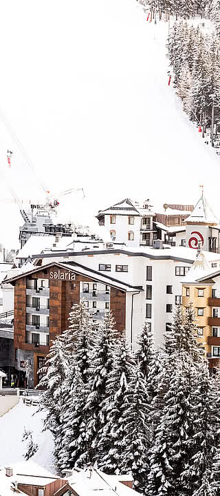 das 4 Sterne Hotel Solaria Ischgl im Winter
